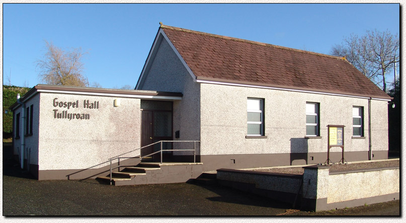 Photograph of Tullyroan Gospel Hall, Loughgall, Co. Armagh, Northern Ireland, U.K.