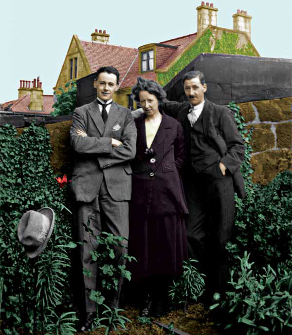 Bob, Nell and John Sinton, Glasgow circa 1922