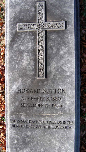 Headstone of Howard Sutton 1880 - 1944