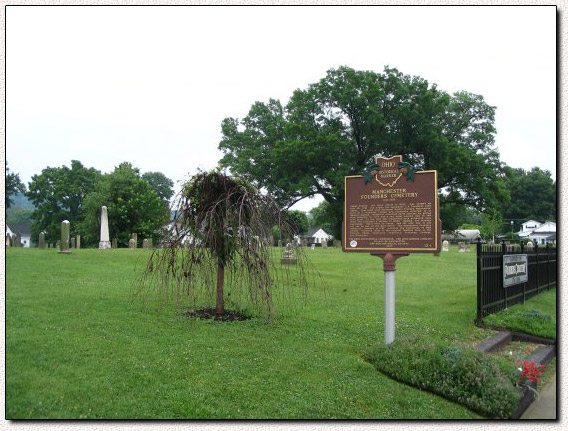 Photograph of Manchester Founders Cemetery, Adams County, Ohio, USA, Manchester, Adams County, Ohio, United States of America