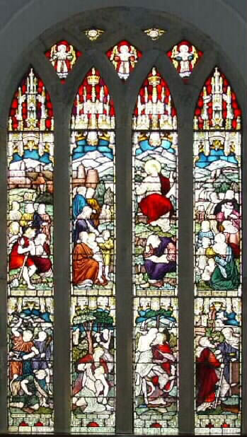 Stain Glass window erected to the memory of Thomas Sinton in Mullavilly Parish Church