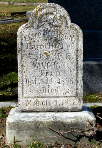 Headstone of Elmo Ruthven Vaughan 1896 - 1997