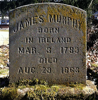 Headstone of James Murphy 1789 - 1863