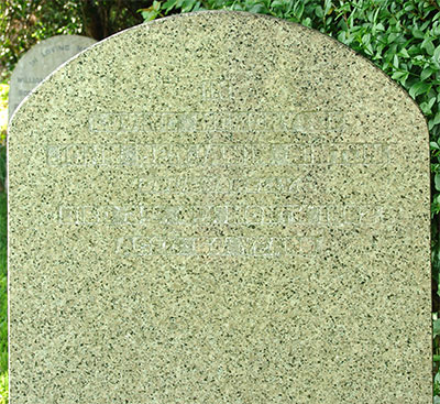 Headstone of John Benjamin Sinton 1897 - 1962