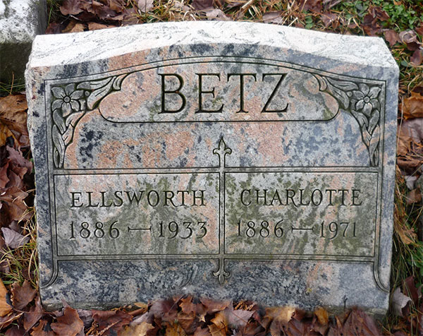 Charlotte Betz (née Johns) 1886 - 1971