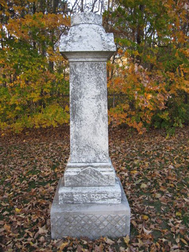 Headstone of Robert Sinton, Illinois