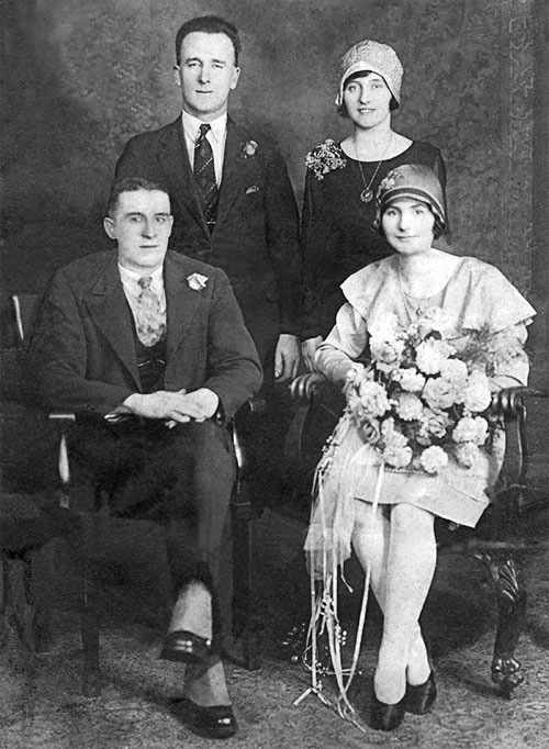 Wedding of Reuben Wilson and Sarah Sinton - 9 February 1929
