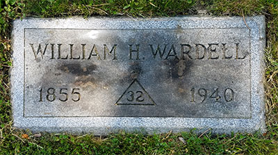 Headstone of William Henry Wardell 1855 - 1940
