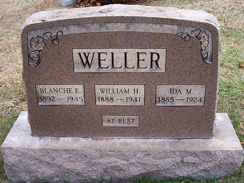 Headstone of William Henry Weller 1888 - 1941