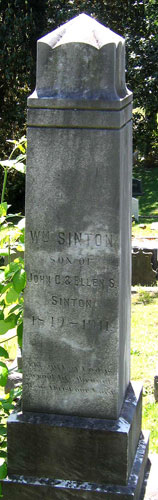 William Sinton 1849 to 1911