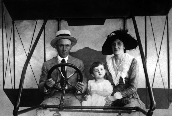 William, Deanie and Edith Schumacher - circa 1920