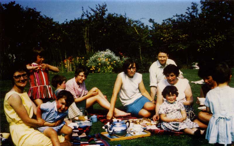 Sunday School picnic in 1960s